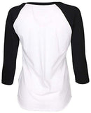 Converse Chuck Taylor Sneakers Raglan Tshirtwhiteblacksmall