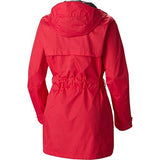 Pardon My Trench Rain Jacket Ruby Red Small
