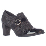 Kaydan Cap Toe Mary Jane Pumps, Grey, Size 7