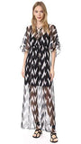 Caroll Gown, Black/White, Small
