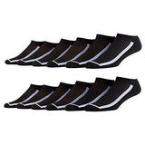 Fila No Show Socks 6 Pack Mesh With Arch Black 1315