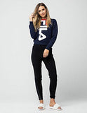 Fila Mona Crop Sweatshirt Navy Medium
