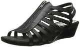 A2 By Yetaway Wedge Sandalblack Snake6 M Us