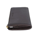 Leather Zip Wallet 332747 2140 Cocoa Brown