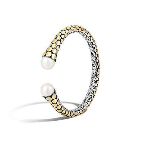 John Hardy Dot Gold & Silver Kick Cuff With 10511Mm