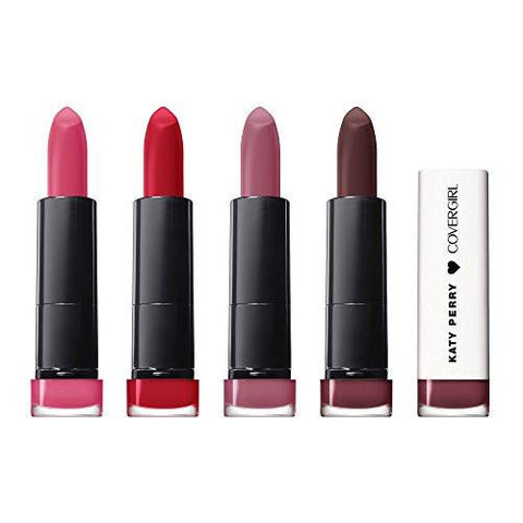 Katy Kat Gift Set With Matte Lipsticks In Crimson Cat, Kitty Purry, Magenta Minx And Maroon Meow