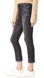 Hudson Jeans Harper High Rise Crop Baby Kick Flare, Night Star, 27