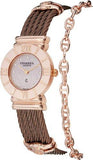 Charriol T Tropez Pink Diamond Dial Bronze Steel Watch 028Rp543462