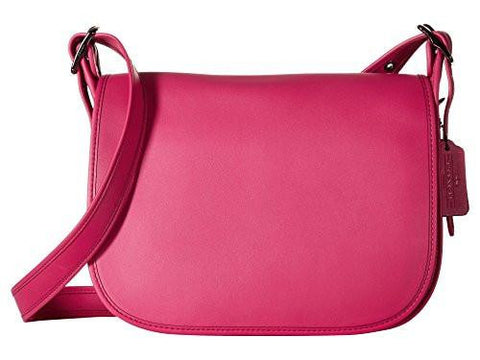 Gloveton Leather Saddle Bag Dkcerise Cross Body