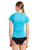 Kanu Surf Solid Upf 50 Rashguard Aqua Large