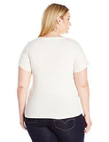 Plus Size Perfect Tee Shirt, Sport Marshmallow, 3 X