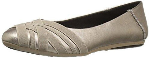 Aerosoles Spin Cycle Ballet Flat Soft Gold Combo 5 M Us