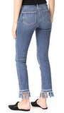 Jacqueline Straight Leg Jeans, Indigo Tassel, 30