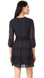 Long Sleeve Dress, Dark Navy, 8