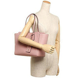 Gucci Small Leather Trademark Logo Swing Tote Soft Pink