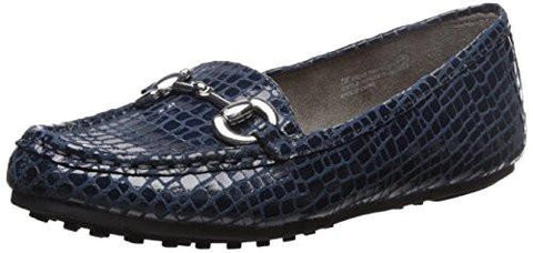 Drive Through Slipon Loafer Blue Crocodile 10 W Us