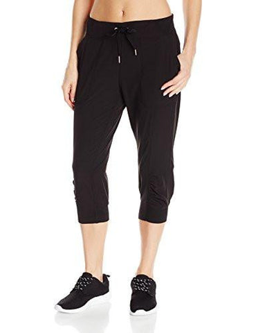 Calvin Klein Performance Rib Cuff Bottom Capri Pant Black L