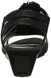 A2 By Yetaway Wedge Sandalblack Snake6 M Us