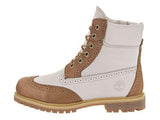 6 Inch Premium Brogue Tanoff White Boot 85 Us