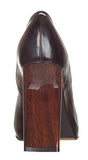 Maison Martin Margiela Brown Leather Flat Heel Pumps Court Shoes Brown 8