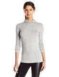 Turtle Neck Long Sleeve Heather Grey Medium