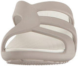 Crocs Sanrah Strappy Wedge Sandal Platinum 8 M Us