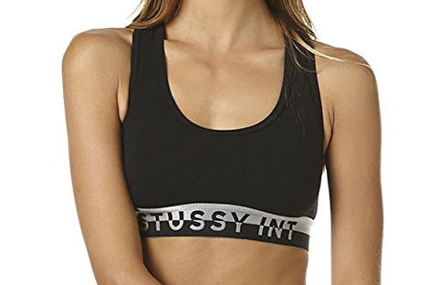 Stussy Metallic X Back Crop Elastane S Black