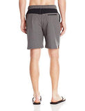 Speedo Heather Tech Volley With Hydroliner Shorts Workout & Swim Trunks Heather Grey Large