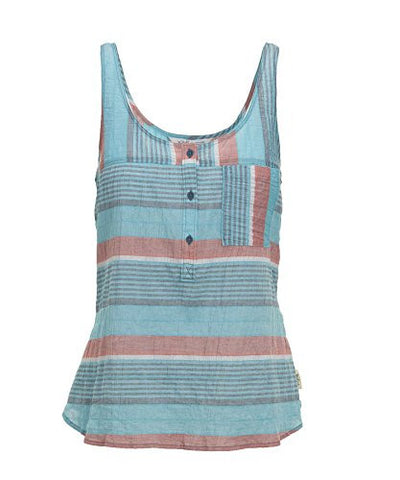 Spring Fever Eco Rich Tank, Aquamarine Stripe, Xl