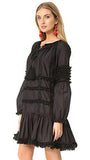 Fringe Dress, Black, Xs/S