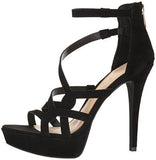 Bellanne Heeled Sandal, Black Suede, 7 Medium Us