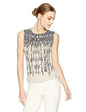 Printed Pleat Neck Cami Khakimulti L