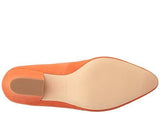 Nine West Scheila Suede Dress Pump Orange 75 M Us