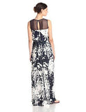 Taylor Dresses Pop Over Maxi Dress, White/Navy, 6