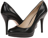 Nine West Kristal Leather Dress Pump Black Leather 7 M Us