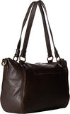 Carson Leather Satchel Cocoa Handbag
