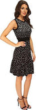 Sleevless Drop Waist Black/Ivory Dress Xl