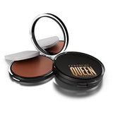 Queen Lasting Matte Pressed Powder Foundation Medium Deep, .37 Ounce