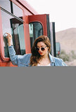 Fashion Lapel Long Sleeve Loose Casual Button Bf Denim Jacket Cowboy Coat