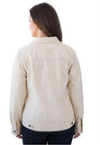 Jessica London Plus Size Classic Denim Jacket White12