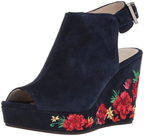 Kenneth Cole New York Olani Wedge Sandal Marine 95 M Us