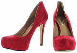 Bggisel Platform Pump Cayenne Red Suede 85 M Us