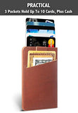 Slim Rfid Wallet For Leather Front Pocket Card Holder Sve Rfid Blocking