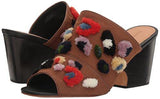 Rachel Comey Dahl Mule, Leopard EmbroideryBlack, 8.5 M Us