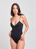 Baybae Bralette One Piece Black M Swimwear One Piece Black