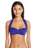 Gypsy Solids Highneck Halter Bikini Top Indigoindigo 12
