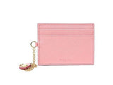 Wiberlux Prada Metal Logo Detail Flap Real Leather Long Wallet One Size Light Pink