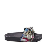 Silky Flat Sandal Floral Multi 9 M Us