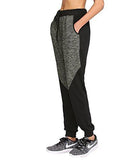 Sweatyrocks Pants Colorblcok Casual Tie Waist Yoga Jogger Pants Small Dark GrayBlack