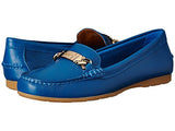 Olive Denim Pebble Grain Leather Shoe